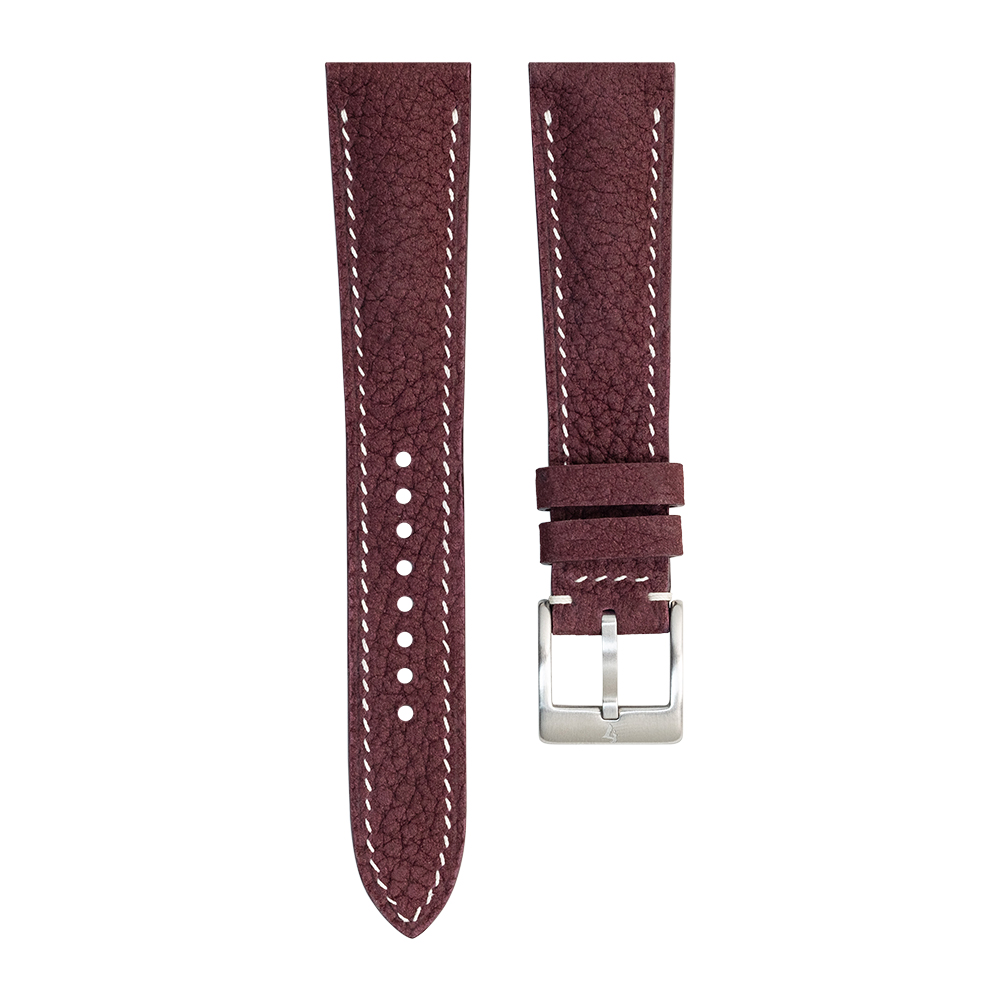 Bordeaux Nubuck Strap for Moonswatch Pluto