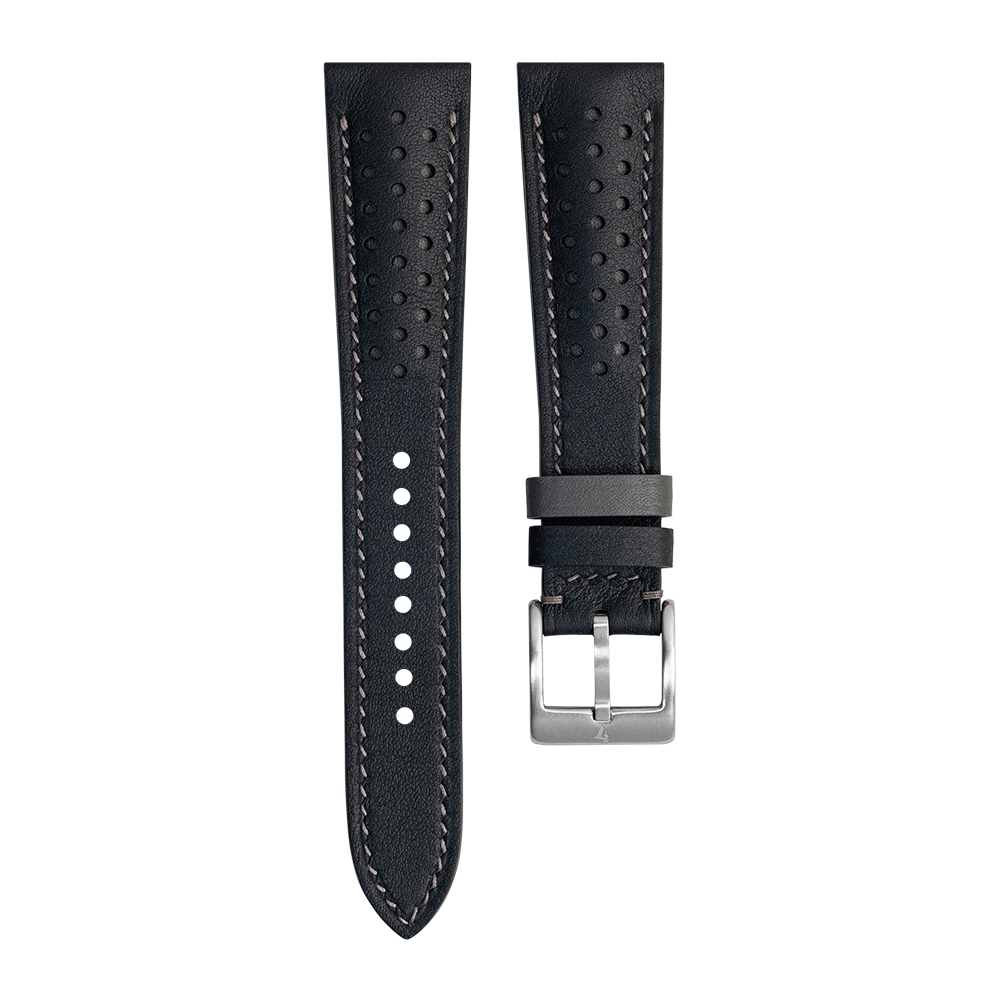 Black Swift Rally Strap for Moonswatch Moon