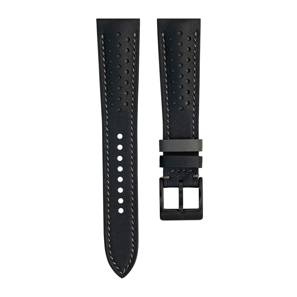 Black Swift Rally Strap for Moonswatch Mercury